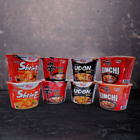 Nongshim Big Bowl 8 Pack Combo
