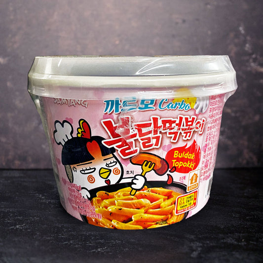 Samyang Buldak Carbonara Hot Chicken Flavour Topokki 185g