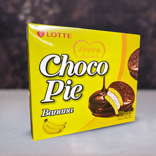 Lotte Choco Pie Banana 12 Pack 336g