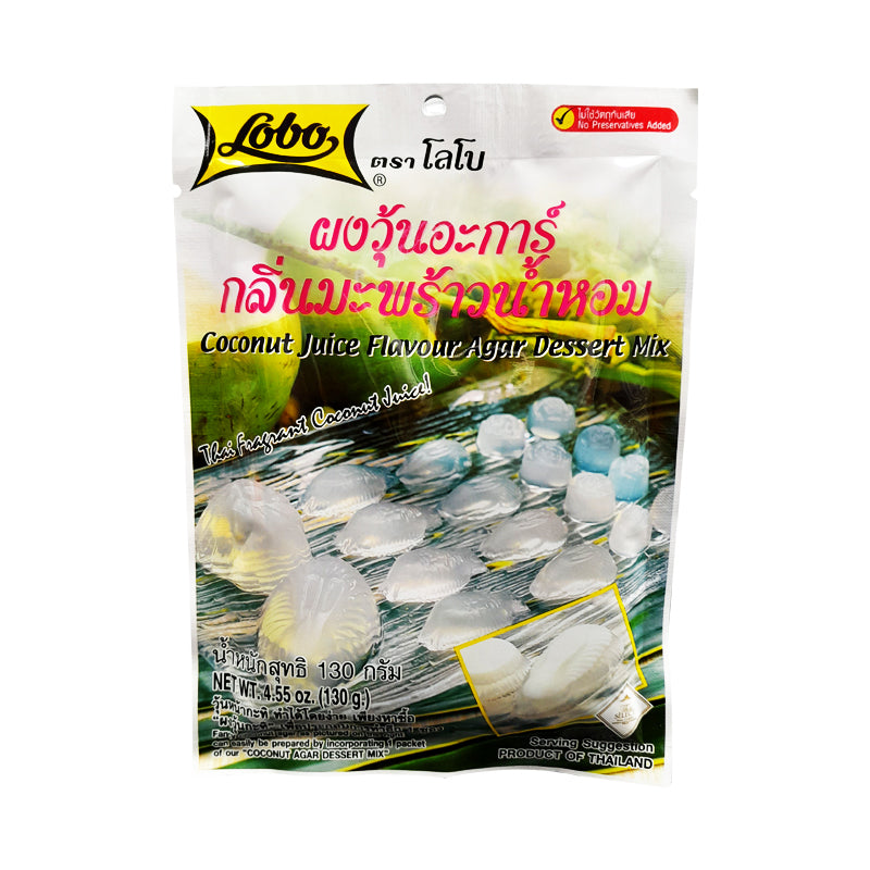 Coconut Juice Flavour Agar Dessert Mix 130g (Lobo)