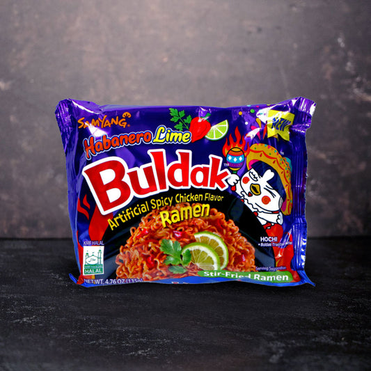 Samyang Buldak Habanero Lime Hot Chicken Ramen Single Packet 140g