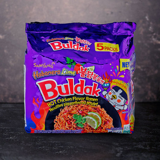 Samyang Buldak Habanero Lime Hot Chicken Ramen 5 Pack 700g