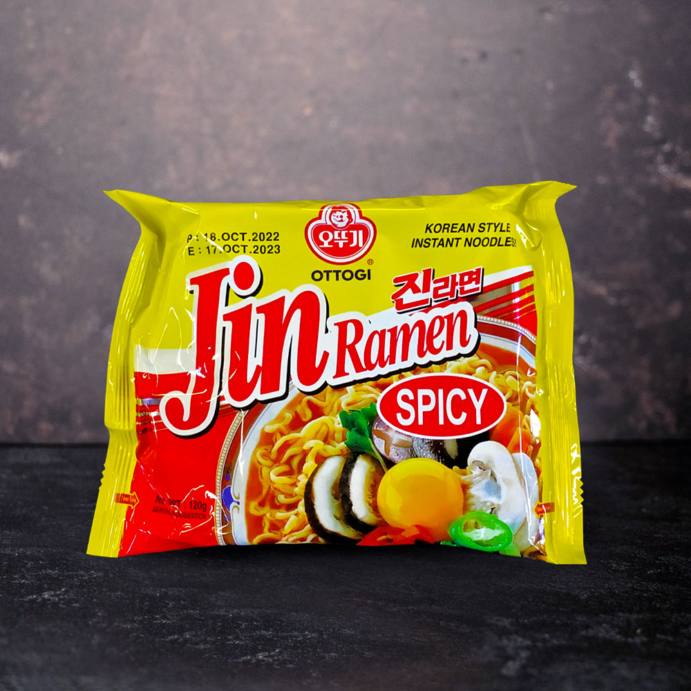 Ottogi Jin Ramen Spicy Single Packet 120g