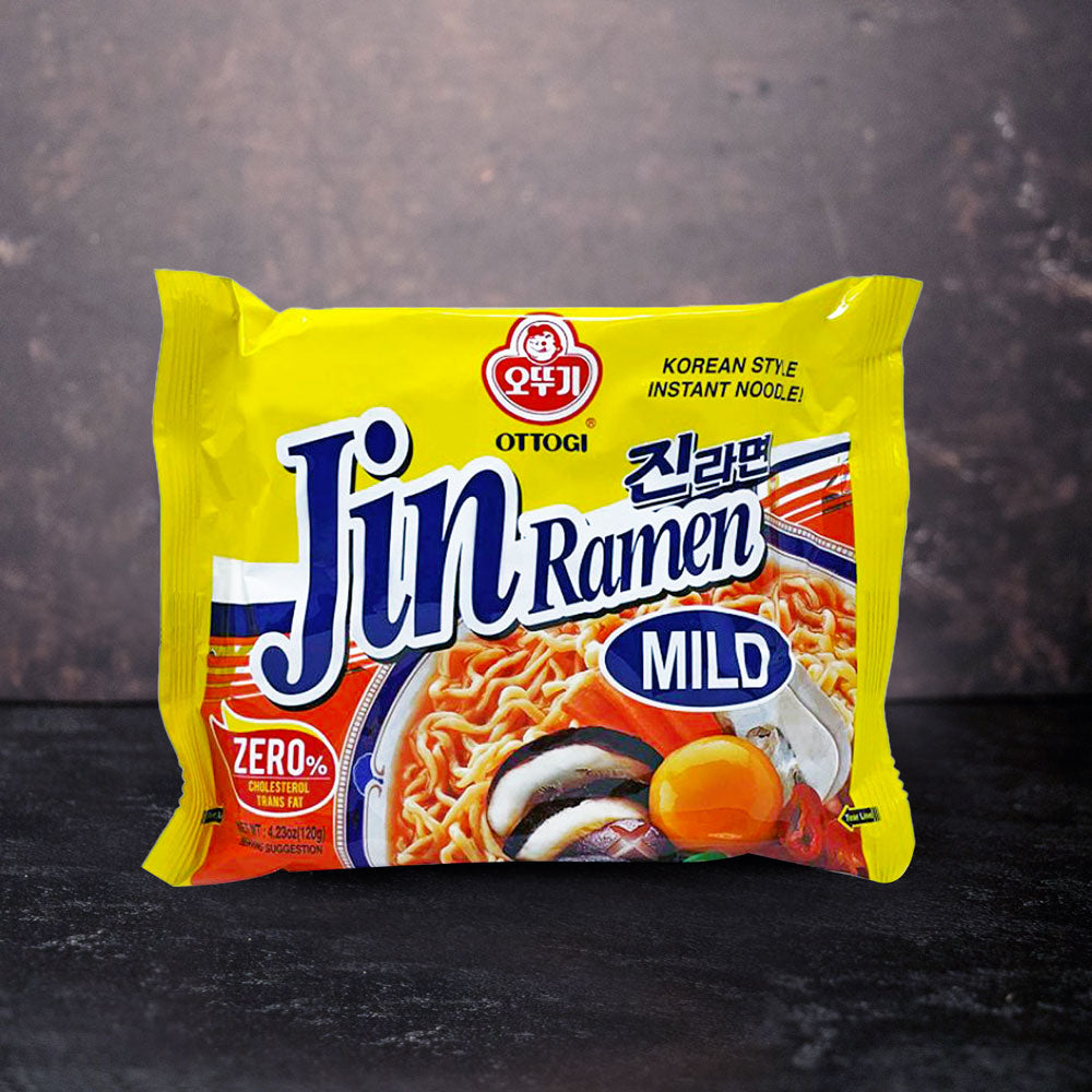 Ottogi Jin Ramen Mild Single Packet 120g - Che Gourmet