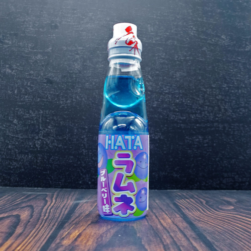 (Hata) Ramune Blueberry Flavour Soda Drink 200ml - Che Gourmet