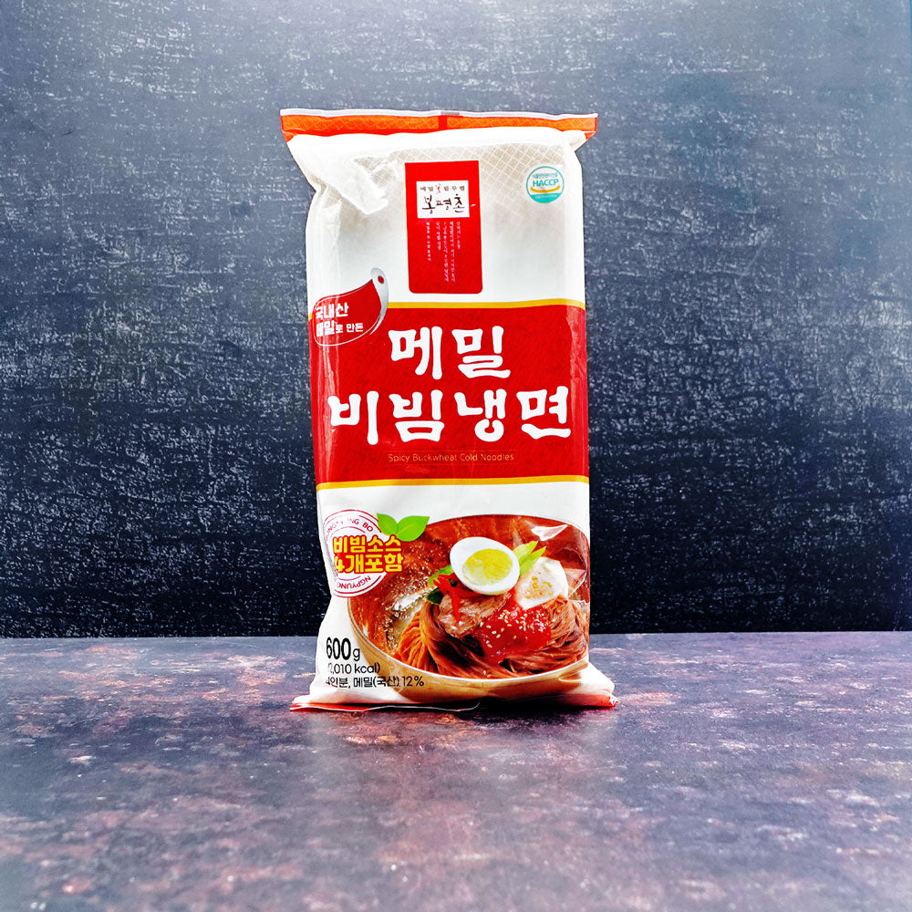 (Bongpyung) Spicy Buckwheat Cold Noodles 600g - Che Gourmet