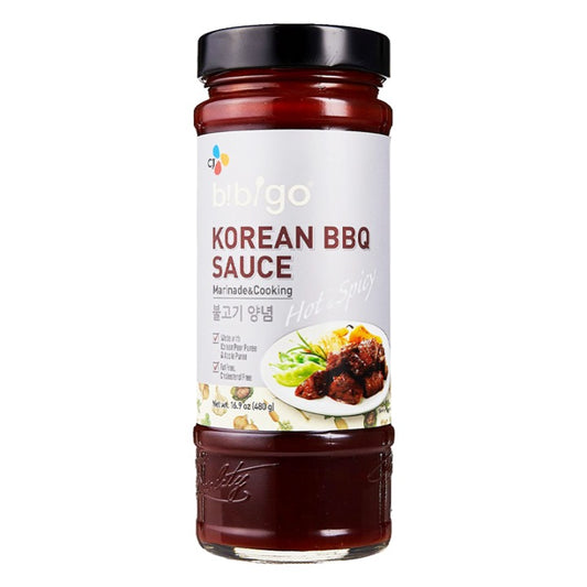 Bibigo Korean BBQ Sauce Hot &amp; Spicy 480g