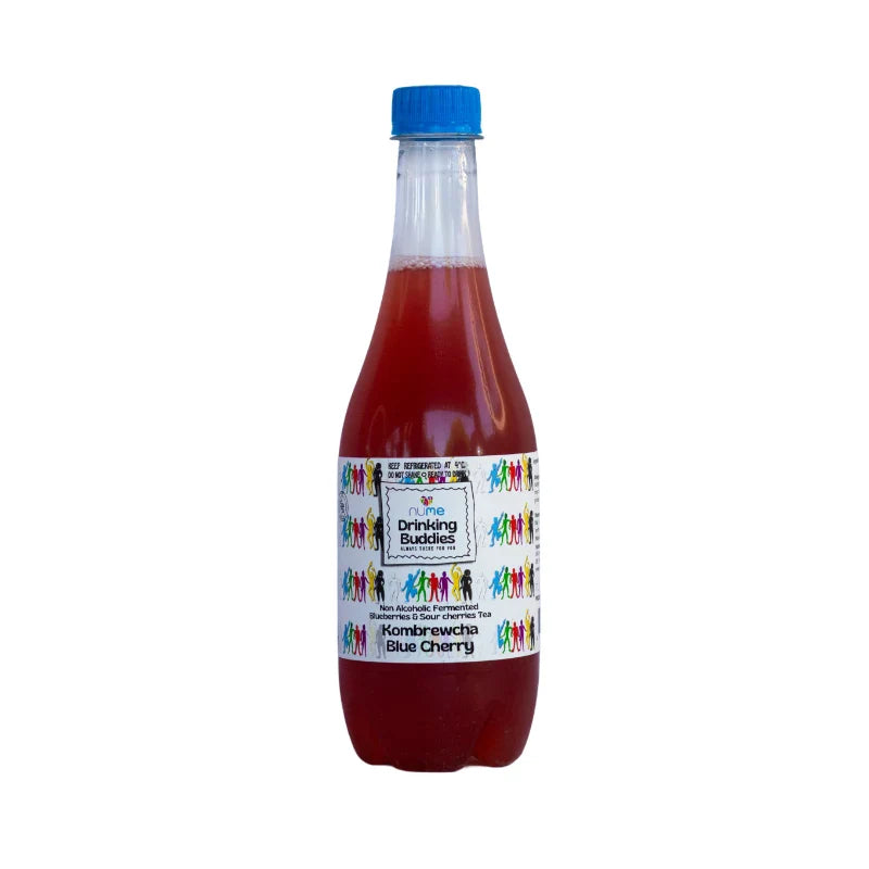 Blue Cherry Kombrewcha 500ml fermented food from The Digestive Collective