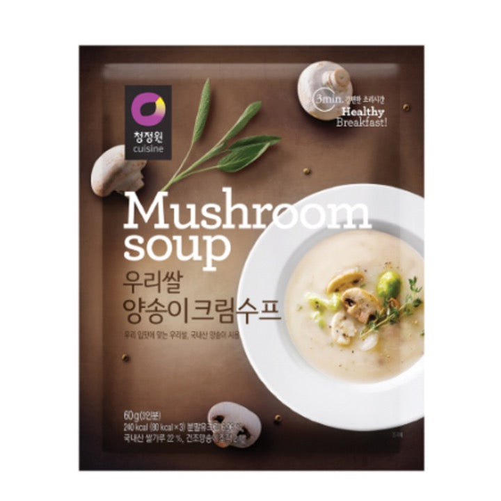 ChungJungOne Instant Soup Rice Mushroom Cream Soup 60g