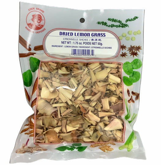 Dried Lemon Grass 50g (Cock Brand)
