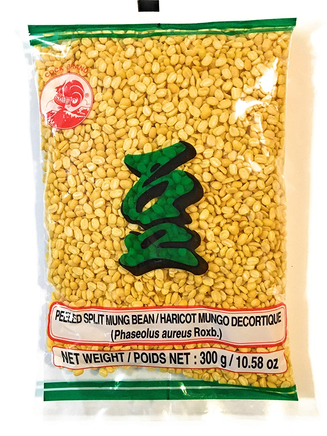 Cock Brand Peeled Split Mung Bean 400g