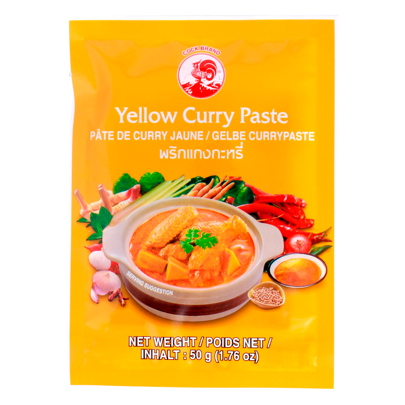 Cock Brand Yellow Curry Paste 50g - Che Gourmet
