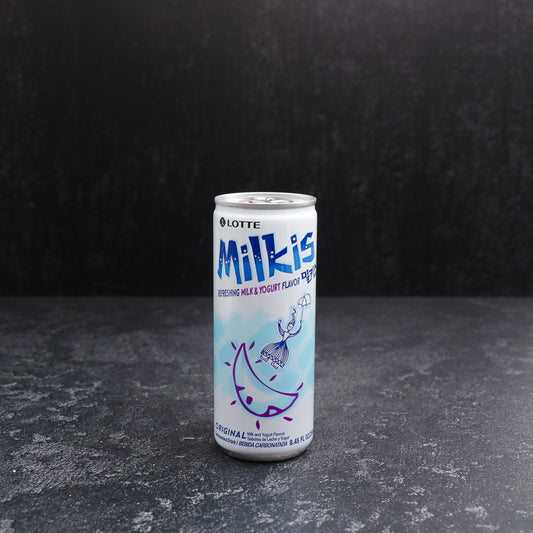 Lotte Milkis Milk Flavour Carbonated Soda Drink 250ml