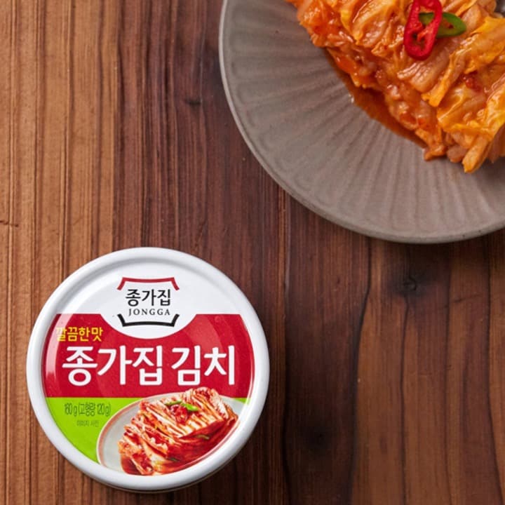 (Jongga) Roasted Canned Kimchi 160g
