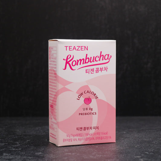 Teazen Kombucha Prebiotics Peach 10 Sticks 50g