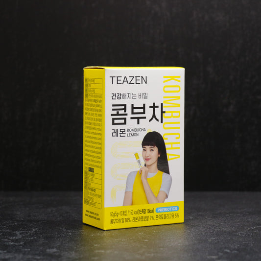 Teazen Kombucha Prebiotics Lemon 10 Sticks 50g