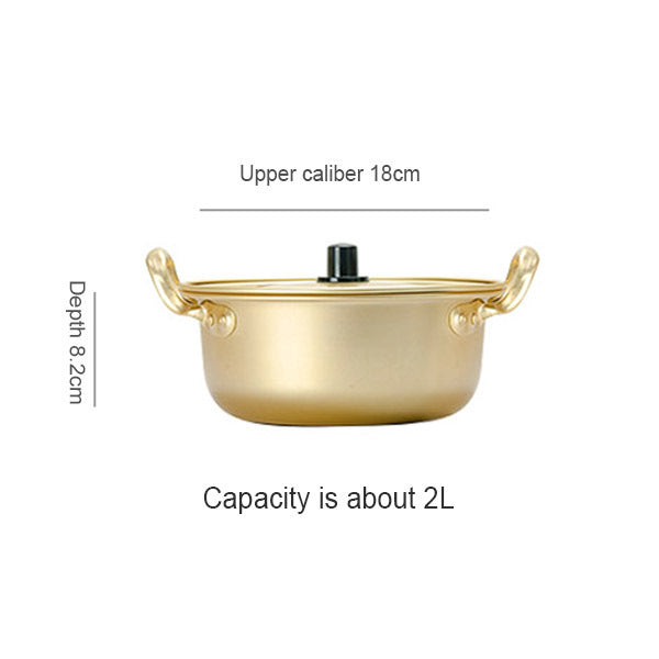 Expo Gold Aluminum Pot for Ramyun