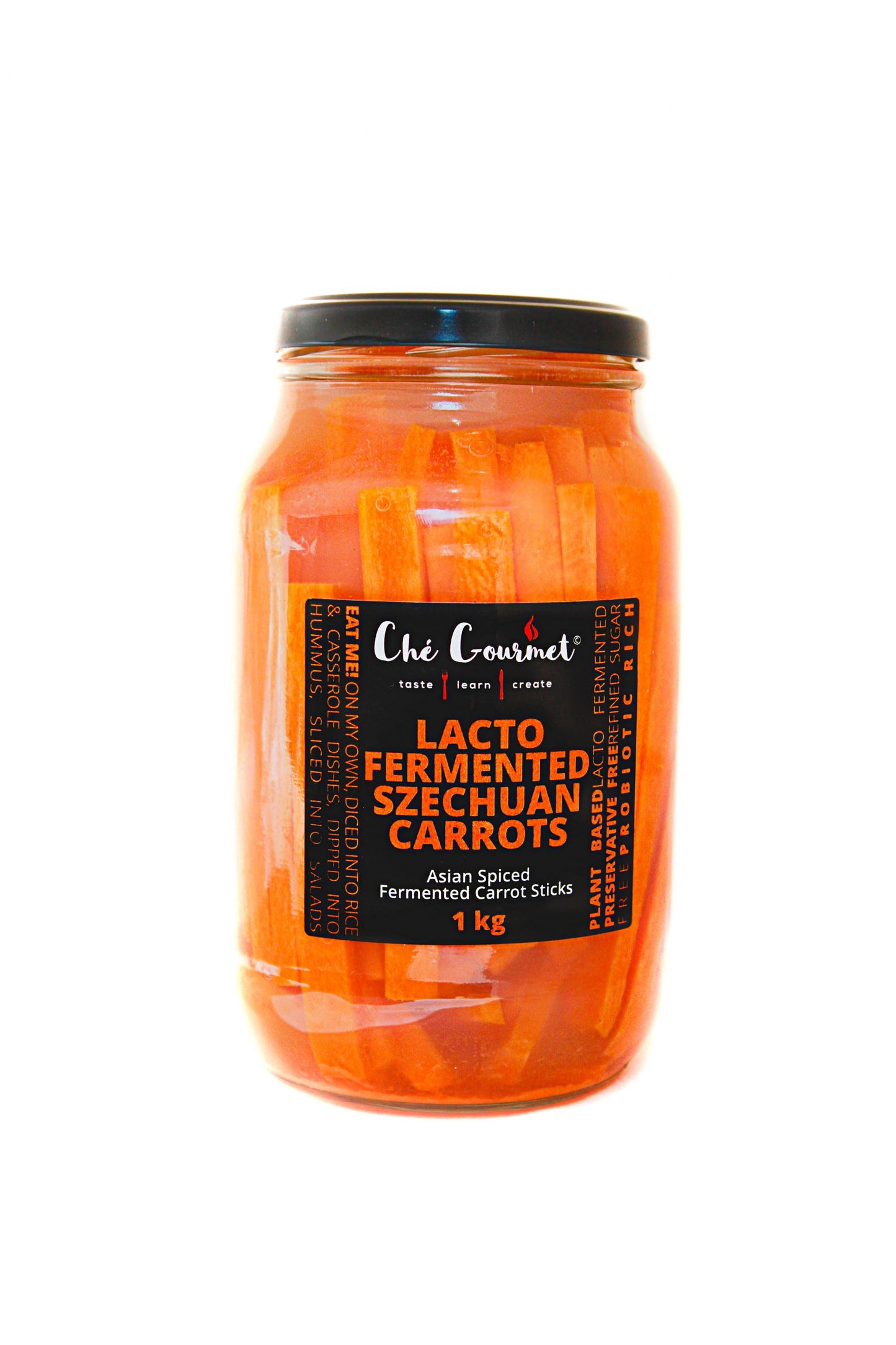 Lacto Fermented Szechuan Carrots - 1KG