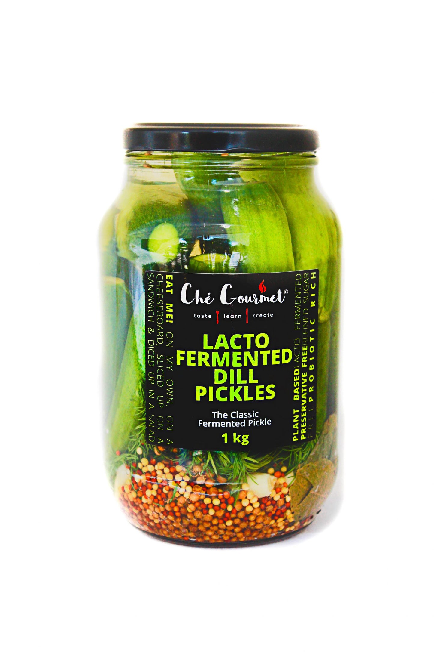 Lacto Fermented Dill Pickles - 1KG