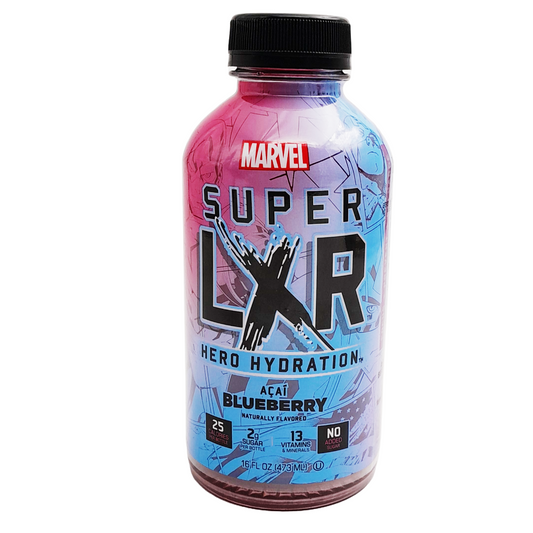 AriZona Marvel Super LXR Hero Hydration Energy Drink Acai Blueberry Flavour 473ml