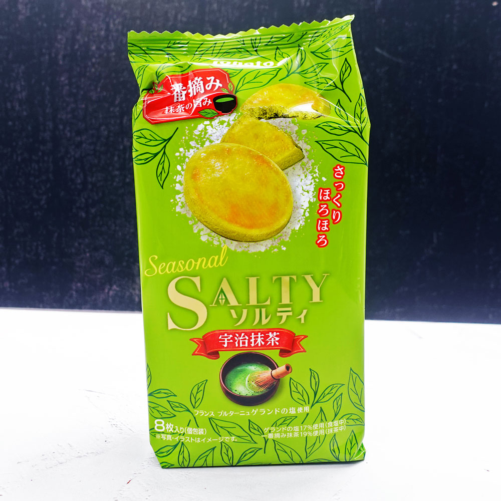 (Tohato) Seasonal Salty Uji Matcha Cookies 8pcs 68g - Che Gourmet
