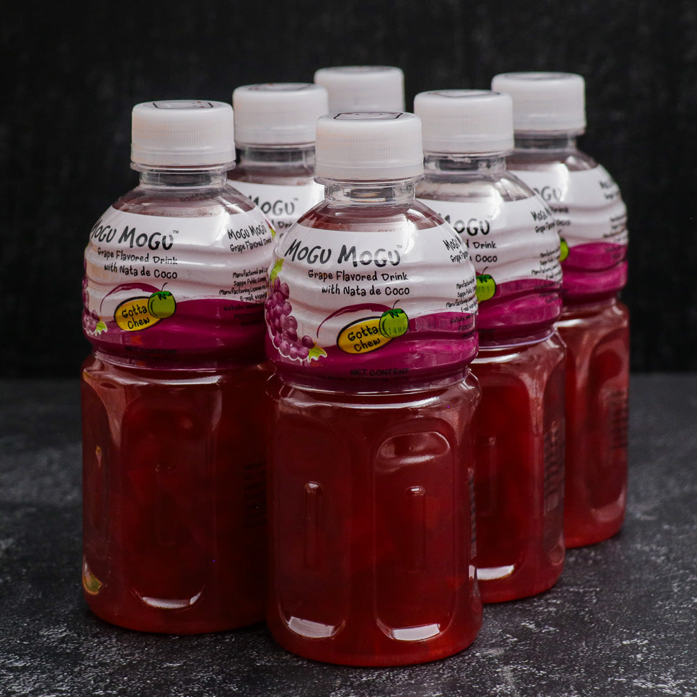 Sappé Mogu Mogu Grape Drink With Nata De Coco (320mlx6)