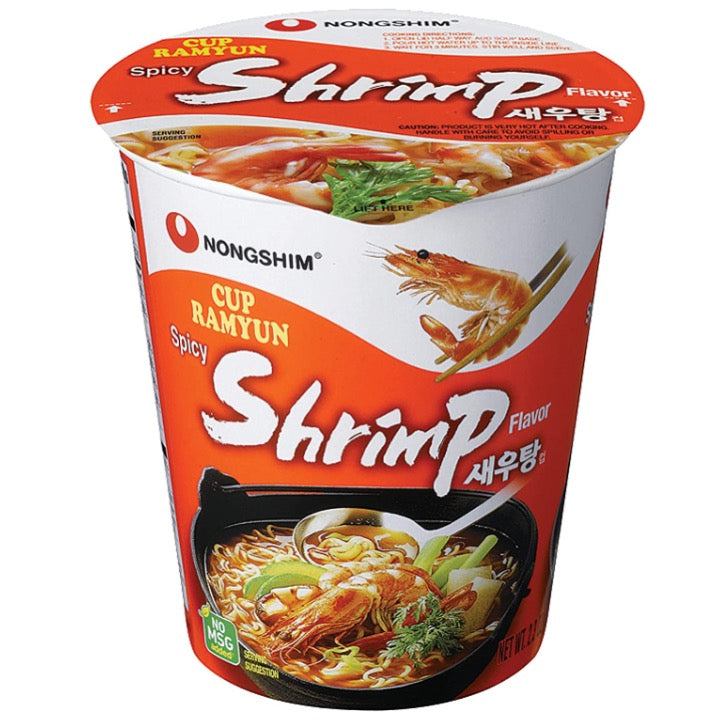 Nongshim Spicy Shrimp Cup Noodle Soup 67g