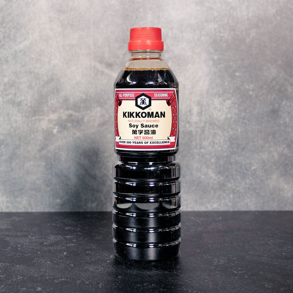 Kikkoman Naturally Brew Soy Sauce (Red Label) 600ml