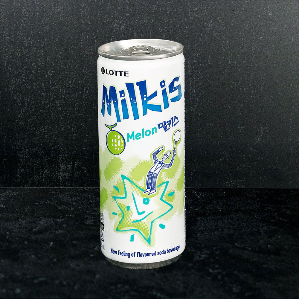 Lotte Milkis Melon Flavour Carbonated Soda Drink 250ml