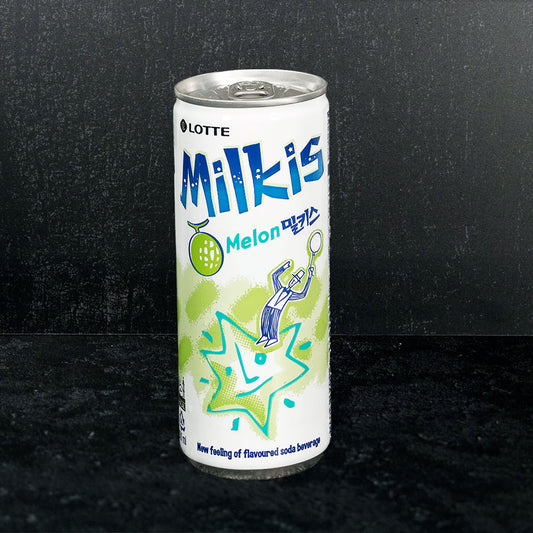 Lotte Milkis Melon Flavour Carbonated Soda Drink 250ml