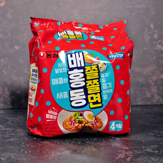 Nongshim BaeHongDong Jjoljjolmmyeon 4 pack 516g