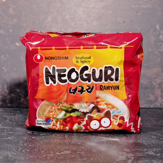 Nongshim Neoguri Seafood &amp; Spicy Ramyun Noodles 5 Pack 600g