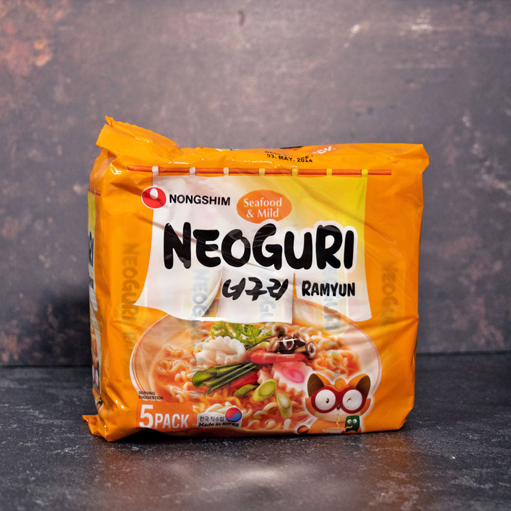 Nongshim Neoguri Seafood & Mild Instant Noodle 5 Pack 600g