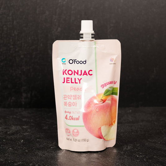O'Food Konjac Jelly Peach Flavour 130g