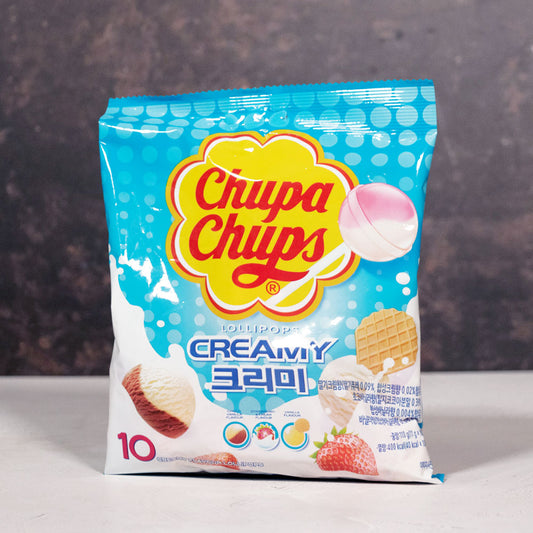 Chupa Chups Creamy Lollipops 10 Pack 110g