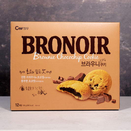 CW Bronoir Brownie Chocochip Cookie 12 Pack 198g