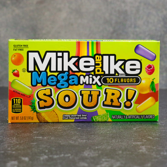 Mike&amp;Ike 10 Flavours Mega Mix Sour 141g