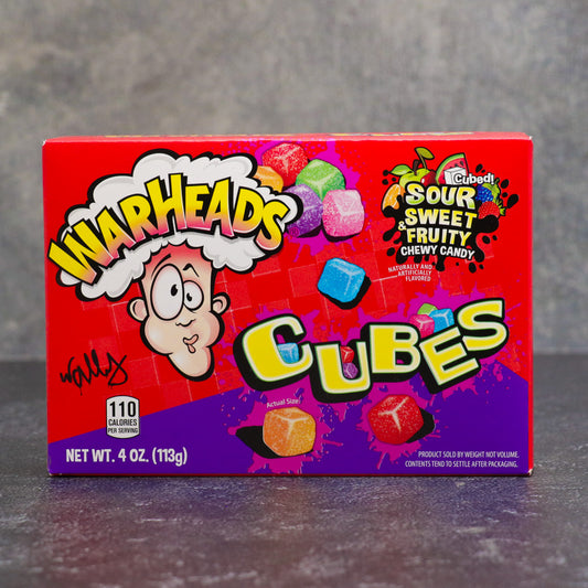 Warheads Chewy Cubes Video  Box 113g