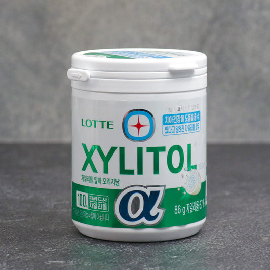 Lotte Xylitol Alpha Original Sugar Free Chewing Gum 86g