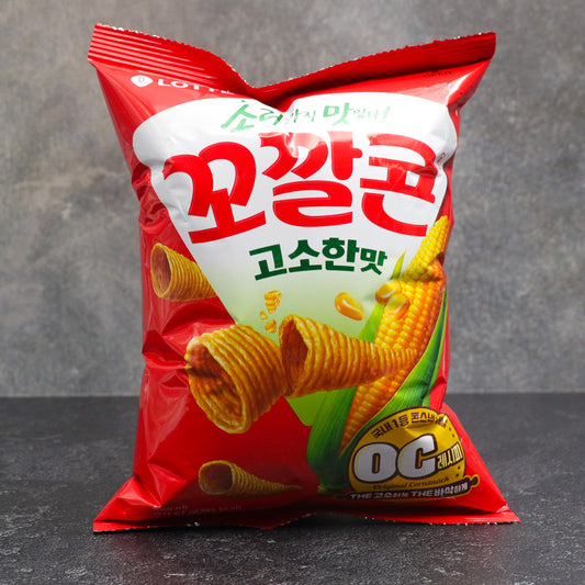Lotte Ggo Ghal Popping Corn Chips Original 72g