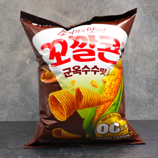 Lotte Ggo Ghal Popping Corn Chips Grilled Corn Flavour 72g