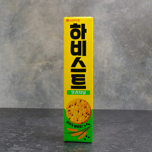 Lotte Harvest Original Black Sesame Crackers 100g