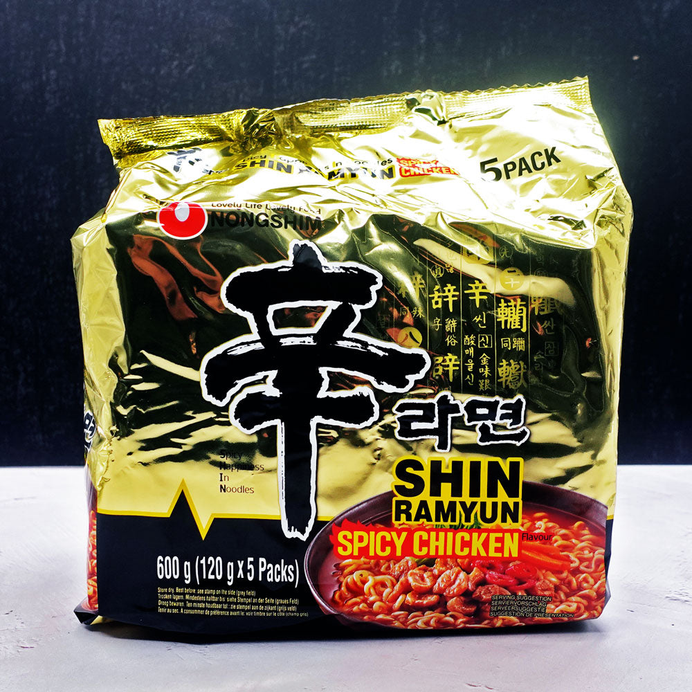 (Nongshim) Shin Ramen Spicy Chicken Flavour 5 Pack - Che Gourmet