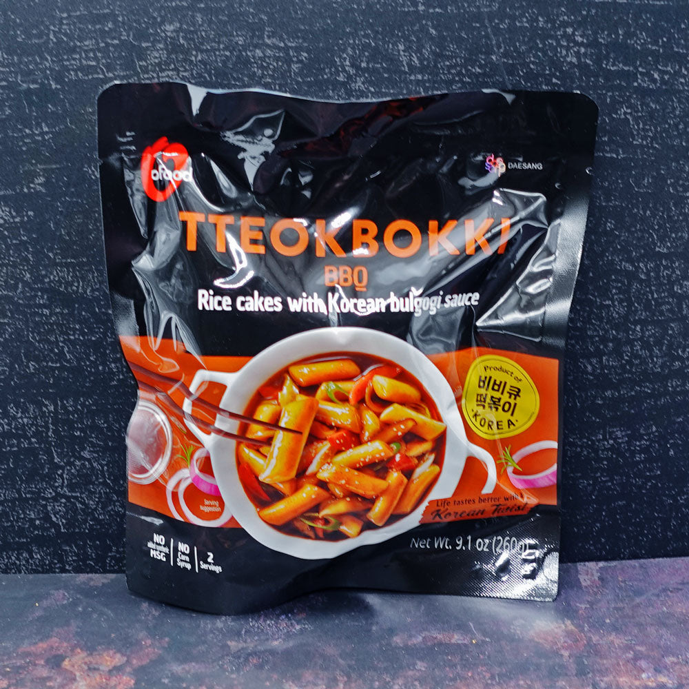 (CJW) Tteokbokki BBQ Rice Cakes 260g - Che Gourmet
