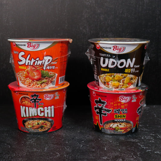 Nongshim Big Bowl Variety 4 Pack Combo