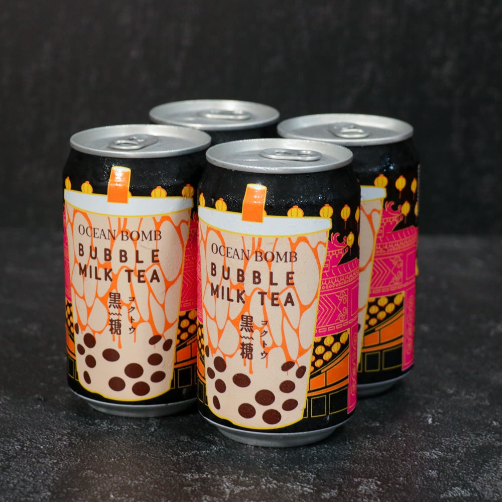 Ocean Bomb Bubble Milk Tea Brown Sugar (315mlx4)