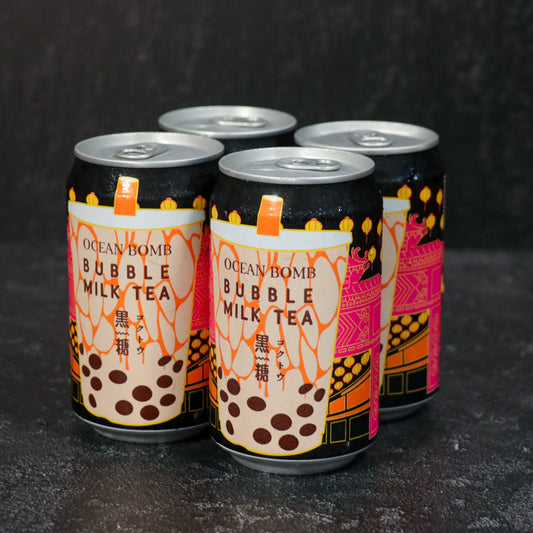 Ocean Bomb Bubble Milk Tea Brown Sugar (315mlx4)