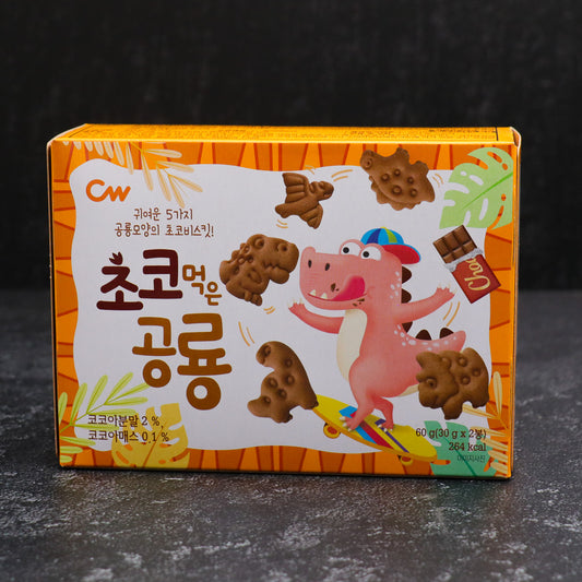 CW Dinosaur Nutritional Choco Biscuits 60g ( 30g x 2)