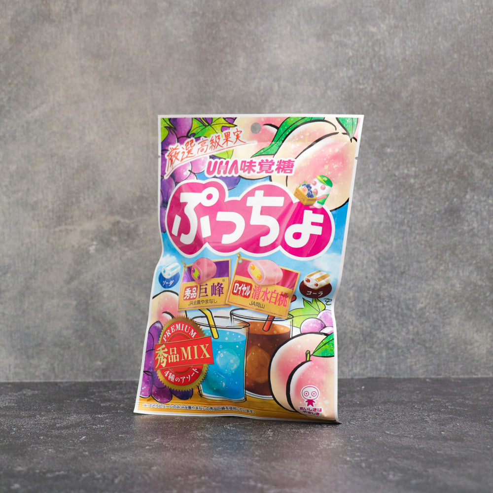 UHA Puccho 4 Assorted Flavour Candy 93g