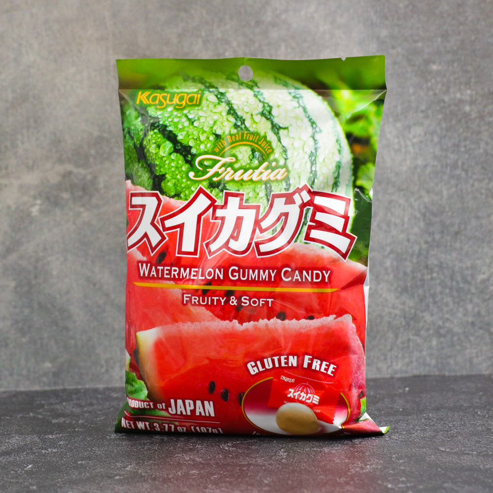 Kasugai Watermelon Gluten Free Gummy Candy 107g - Che Gourmet